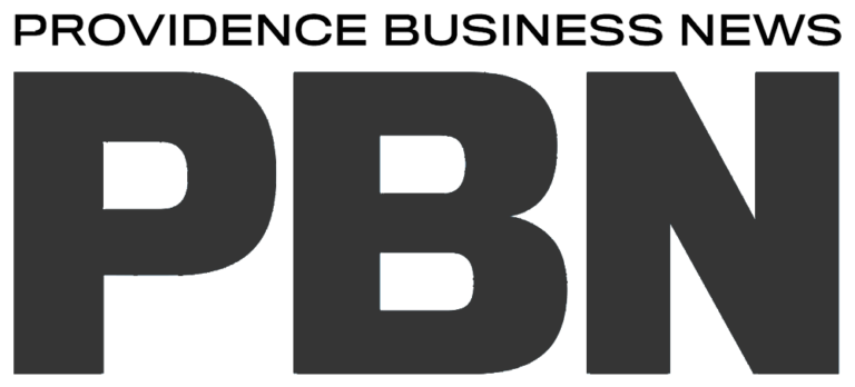 The image displays the logo for Providence Business News, featuring PROVIDENCE BUSINESS NEWS in black text above large bold letters PBN on a light background.
