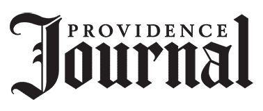 The logo for the Providence Journal features the word Journal in large, black, Gothic-style lettering, with PROVIDENCE in smaller, uppercase letters above it.